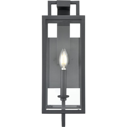 Lamont 1 Light 18 inch Textured Black Outdoor Wall Sconce